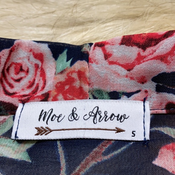 Moe & Arrow Flower Open Sheer Cardigan, Small - Picture 11 of 15